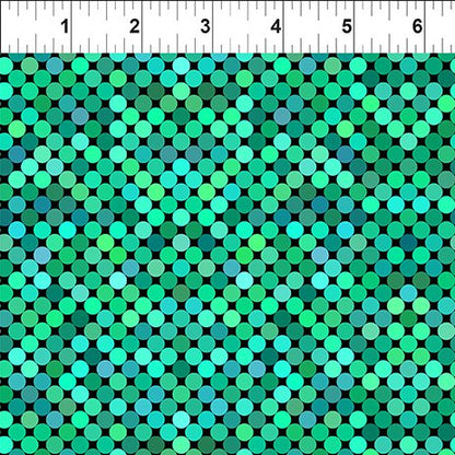Jason Yenter In The Beginning Fabrics Colorful Teal 6COL-6