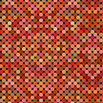 Jason Yenter In the Beginning Fabrics Colorful Orange 6COL-2