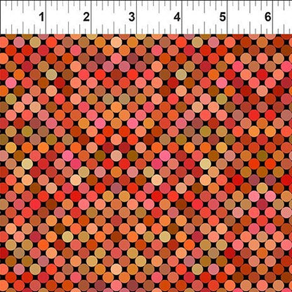 Jason Yenter In the Beginning Fabrics Colorful Orange 6COL-2