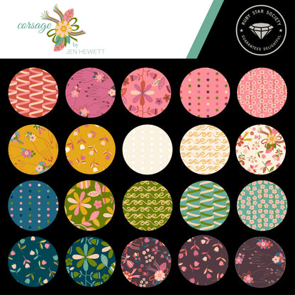 Jen Hewett Ruby Star Society Moda Fabrics Corsage