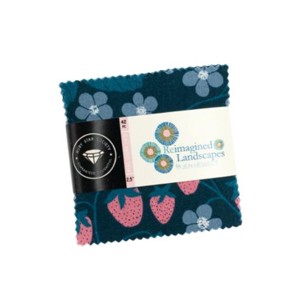 Jen Hewett Ruby Star Society Moda Fabrics Reimagined Landscapes Mini Charm Pack RS6049MC