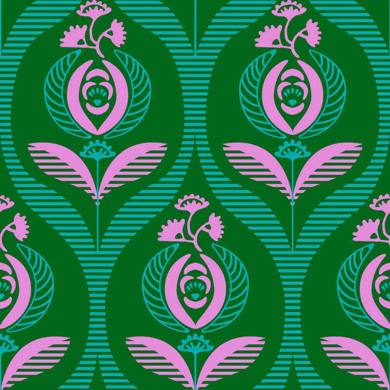 Jennifer Paganelli Midwest Textiles RB Studios Lovely Day Mel RBS-LD3820-09 Green