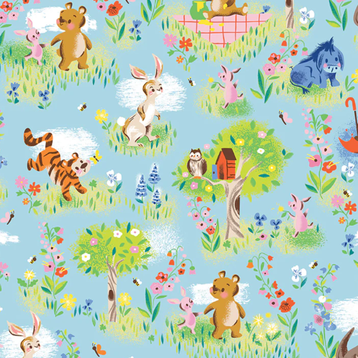 Jill Howarth Riley Blake 100 Acre Woods Winnie the Pooh C15170-SKY 