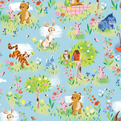 Jill Howarth Riley Blake 100 Acre Woods Winnie the Pooh C15170-SKY 