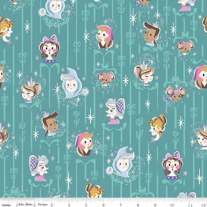 Jill Howarth Riley Blake Designs Cinderella Wishes Cast SC18071-RAINDROP