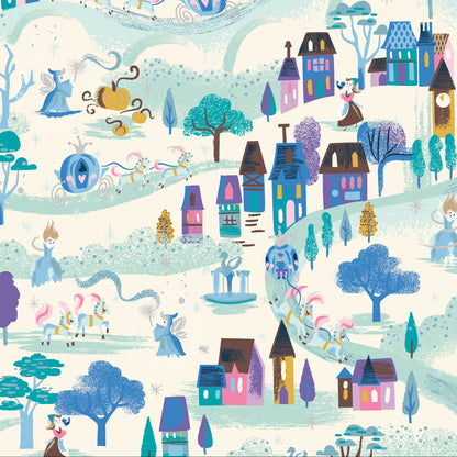 Jill Howarth Riley Blake Designs Cinderella Wishes Cast SC18071-VINTAGEWHITE Sparkle