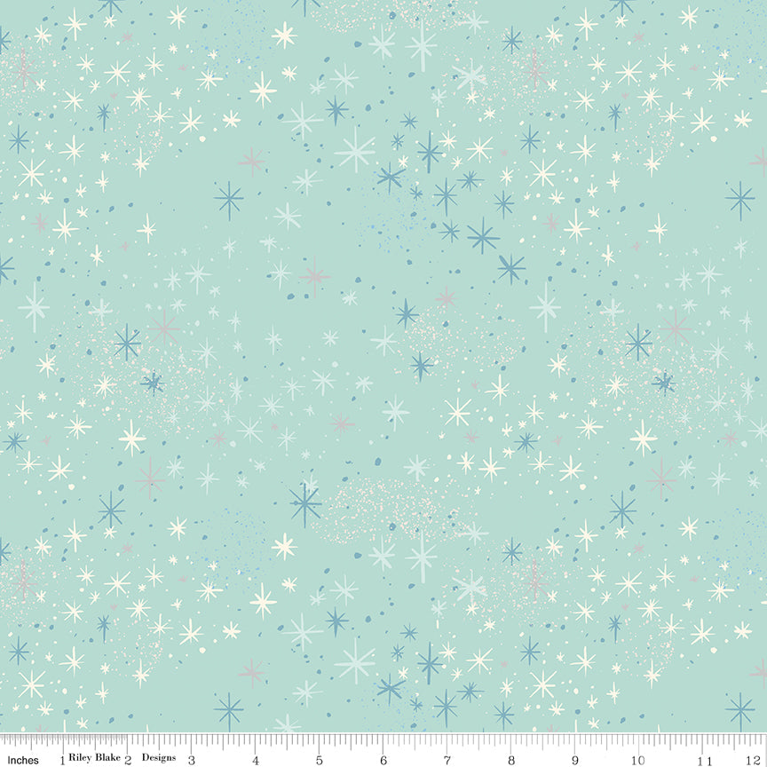 Jill Howarth Riley Blake Designs Cinderella Wishes Magic SC18076-SONGBIRD Sparkle