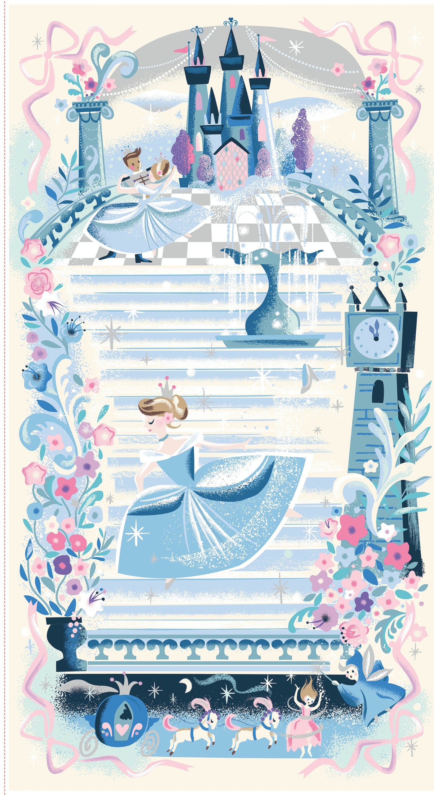 Jill Howarth Riley Blake Designs Cinderella Wishes SP18077-PANEL