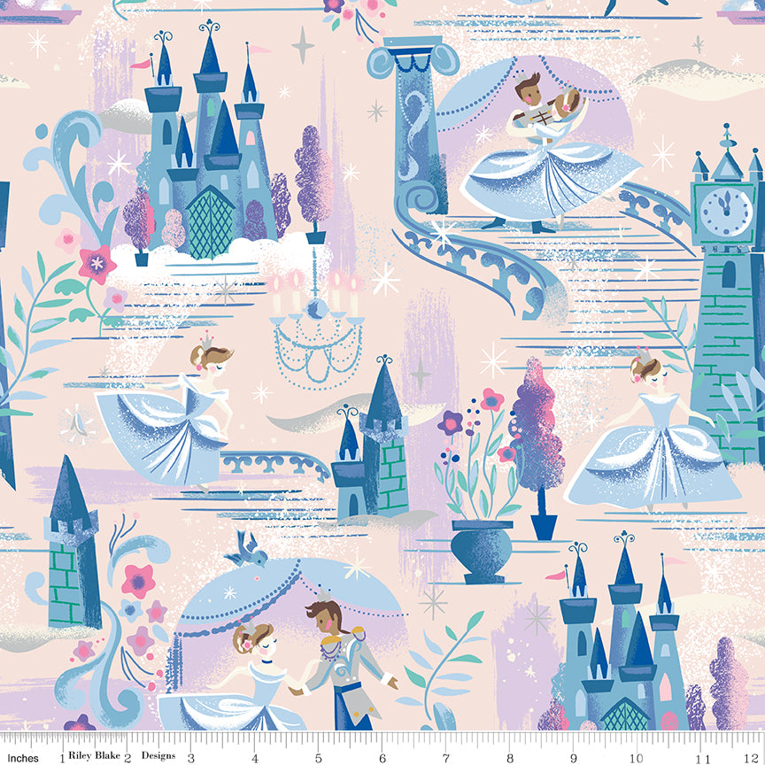 Jill Howarth Riley Blake Designs Cinderella Wishes The Ball SC18070-BALLERINA Sparkle