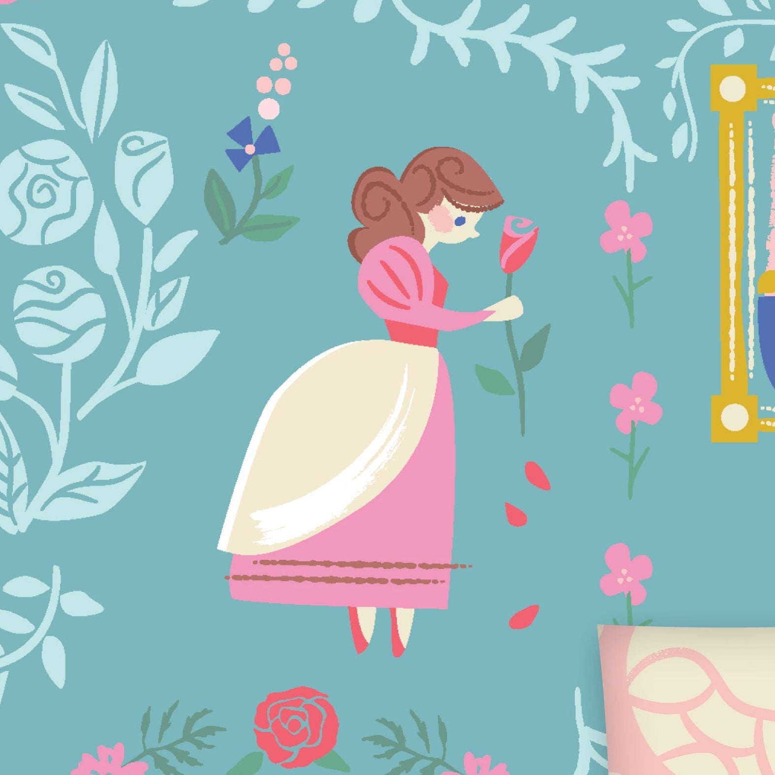 Jill Howarth Riley Blake Designs Double Lush Velvet Beauty and the Beast LV168092