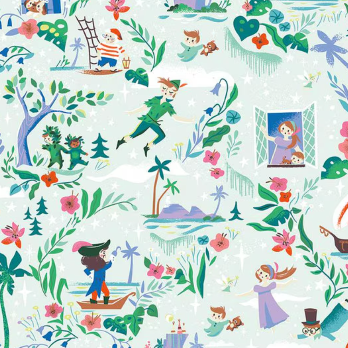 Jill Howarth Riley Blake Forever Neverland Main C15900-Mist