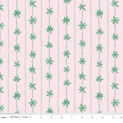 Jill_Howarth_Riley_Blake_Forever_Neverland_Palm Stripe_C15906-Pink