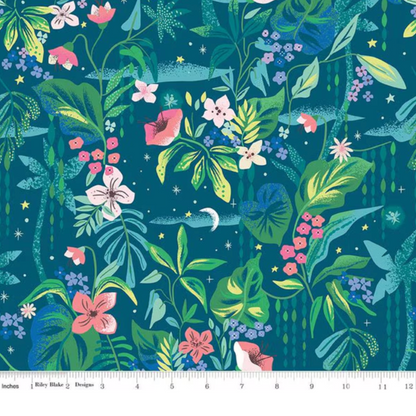 Jill_Howarth_Riley_Blake_Forever_Neverland_Tropical Floral_C15903-Night