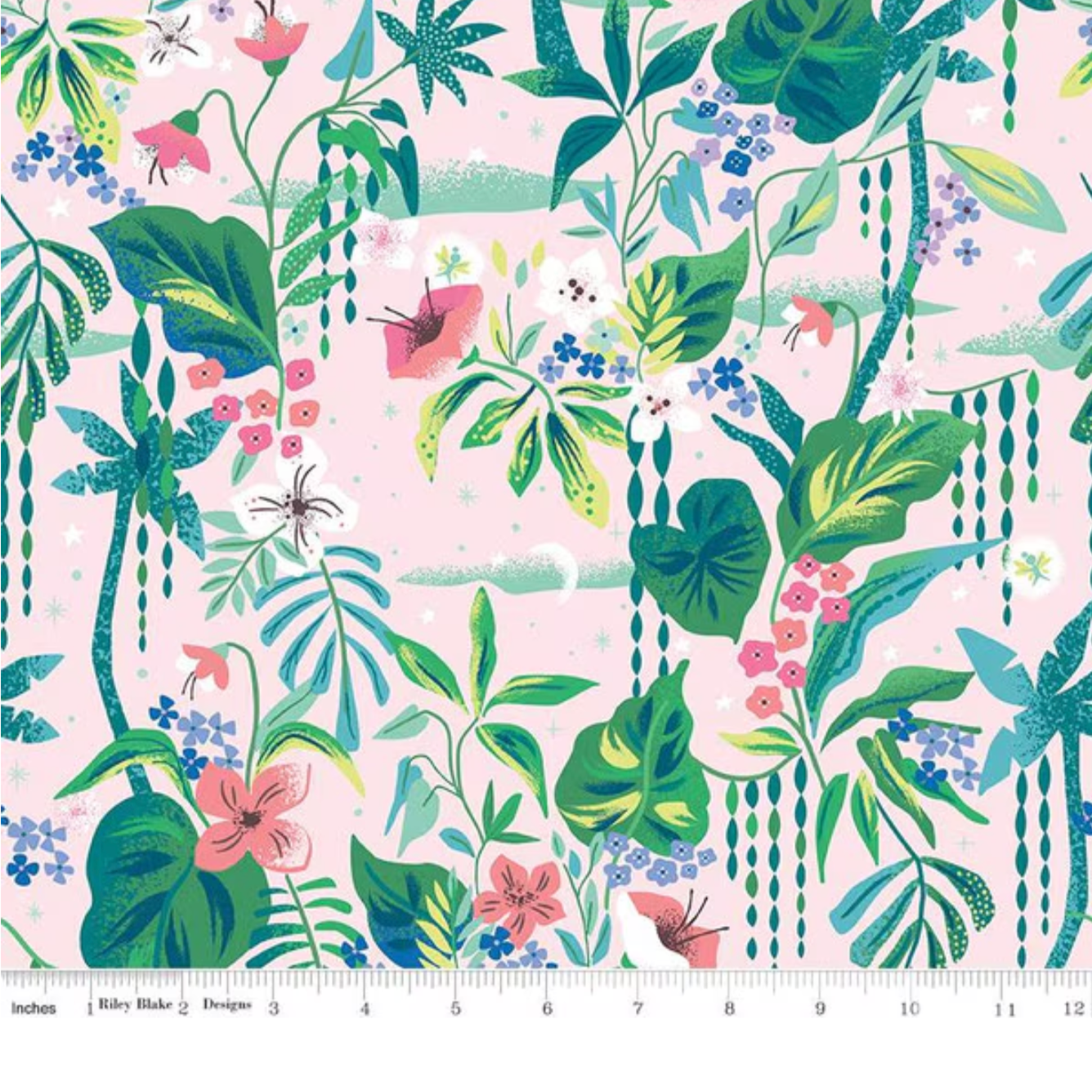 Jill_Howarth_Riley_Blake_Forever_Neverland_Tropical Floral_C15903-Pink