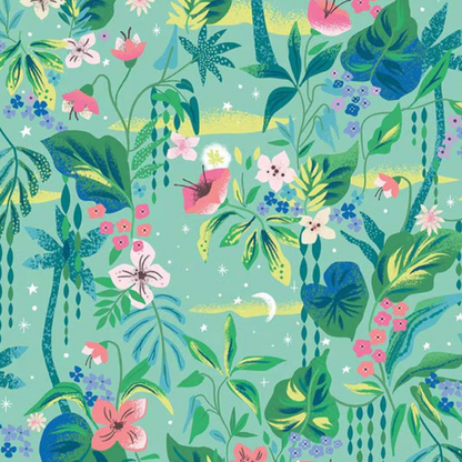 Jill_Howarth_Riley_Blake_Forever_Neverland_Tropical Floral_C15903-Songbirld