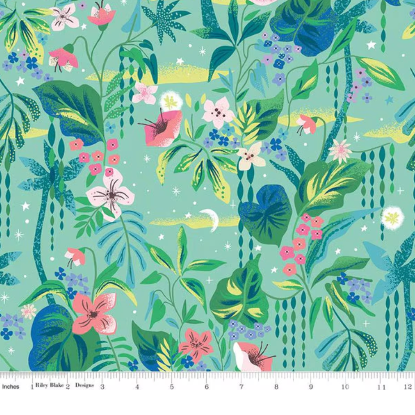 Jill_Howarth_Riley_Blake_Forever_Neverland_Tropical Floral_C15903-Songbirld