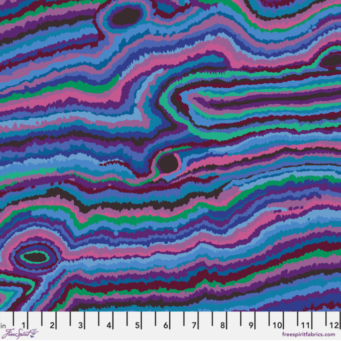 Kaffe Fasett FreeSpirit Fabrics Jupiter Blue PWGP131.BLUEX