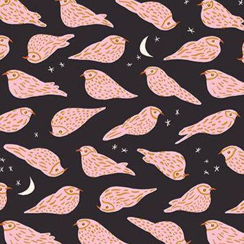 Kimberly Kight Bird is the Word Whippoorwill Soft Black Moda RS3078 16 