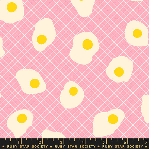 Kimberly Kight Moda Fabrics Ruby Star Society Egg and Friends Fried Eggs RS3090 13 Posy