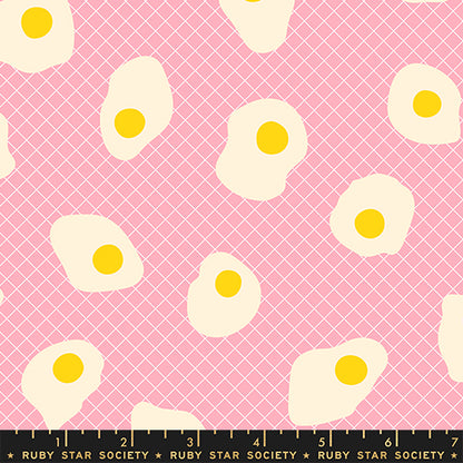 Kimberly Kight Moda Fabrics Ruby Star Society Egg and Friends Fried Eggs RS3090 13 Posy