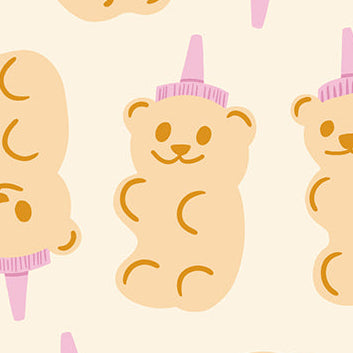 Kimberly Kight Moda Fabrics Ruby Star Society Egg and Friends Honey Bears RS309211 Natural