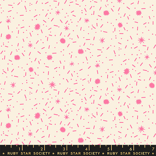 Kimberly Kight Moda Fabrics Ruby Star Society Egg and Friends Sugar Rush RS3095 12 Neon Pink