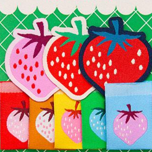 Kimberly Kight Ruby Star Society Moda Fabrics LollyTags Strawberry Sew-In and Iron-On Tags LTK 02