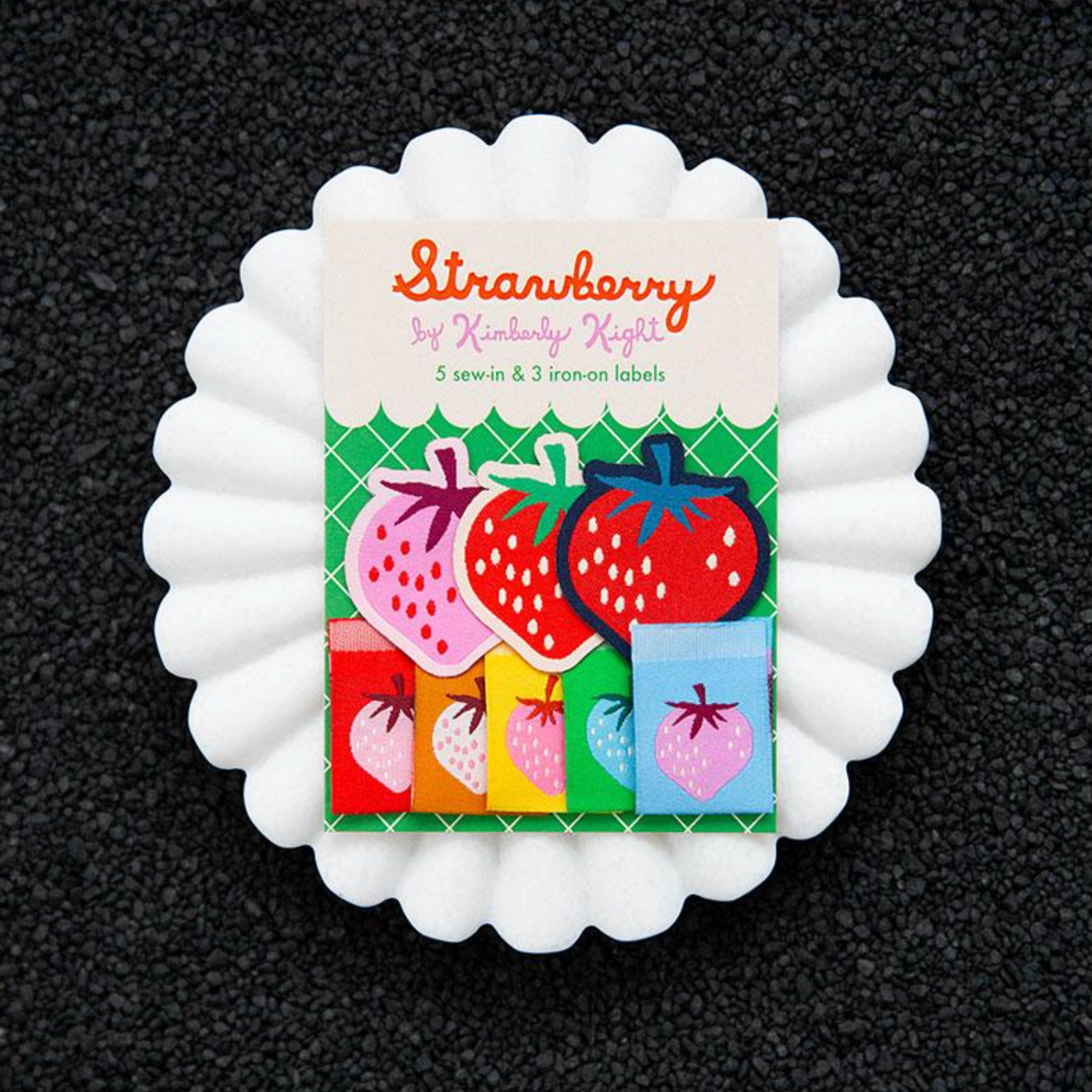 Kimberly Kight Ruby Star Society Moda Fabrics LollyTags Strawberry Sew-In and Iron-On Tags LTK 02