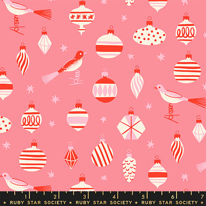 Kimberly Kight Ruby Star Society Moda Fabrics Merry Happy Baubles RS3098 11 Sorbet