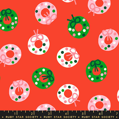 Kimberly Kight Ruby Star Society Moda Fabrics Merry Happy Bough Down RS3099 14 Lollipop