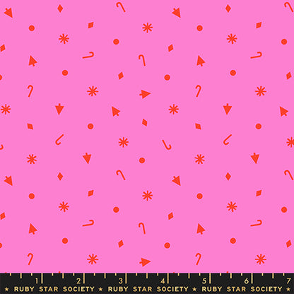 Kimberly Kight Ruby Star Society Moda Fabrics Merry Happy Christmas Confetti RS3103 17 Lipstick