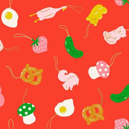 Kimberly Kight Ruby Star Society Moda Fabrics Merry Happy Find the Pickle RS3097 12M Metallic Lollipop