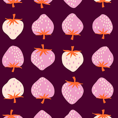 Kimberly Kight Ruby Star Society Moda Fabrics Strawberry Strawberry Deep Plum RS308419