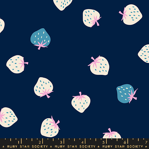 Kimberly_Kight_Ruby_Star_Society_Moda_Fabrics_Strawberry_Strawberry_Toss_RS3085_21 Navy