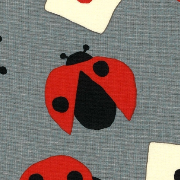 Kobayashi Ladybug Dice Cotton Canvas Japanese Import KTS-7105-C