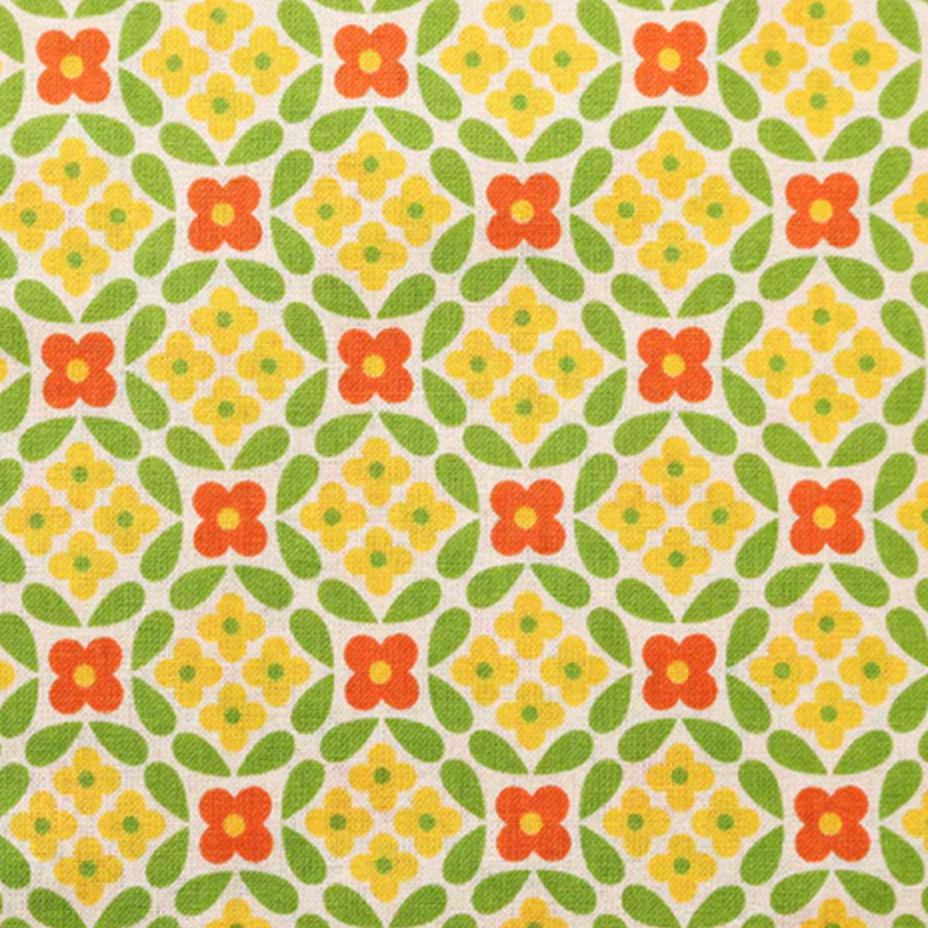 Koko Seki 70s Design Flower Power Japanese Import Flower Lattice CHU055R