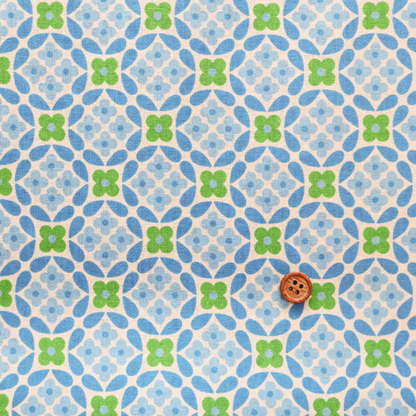 Koko Seki 70s Design Flower Power Japanese Import Flower Lattice CHU055R