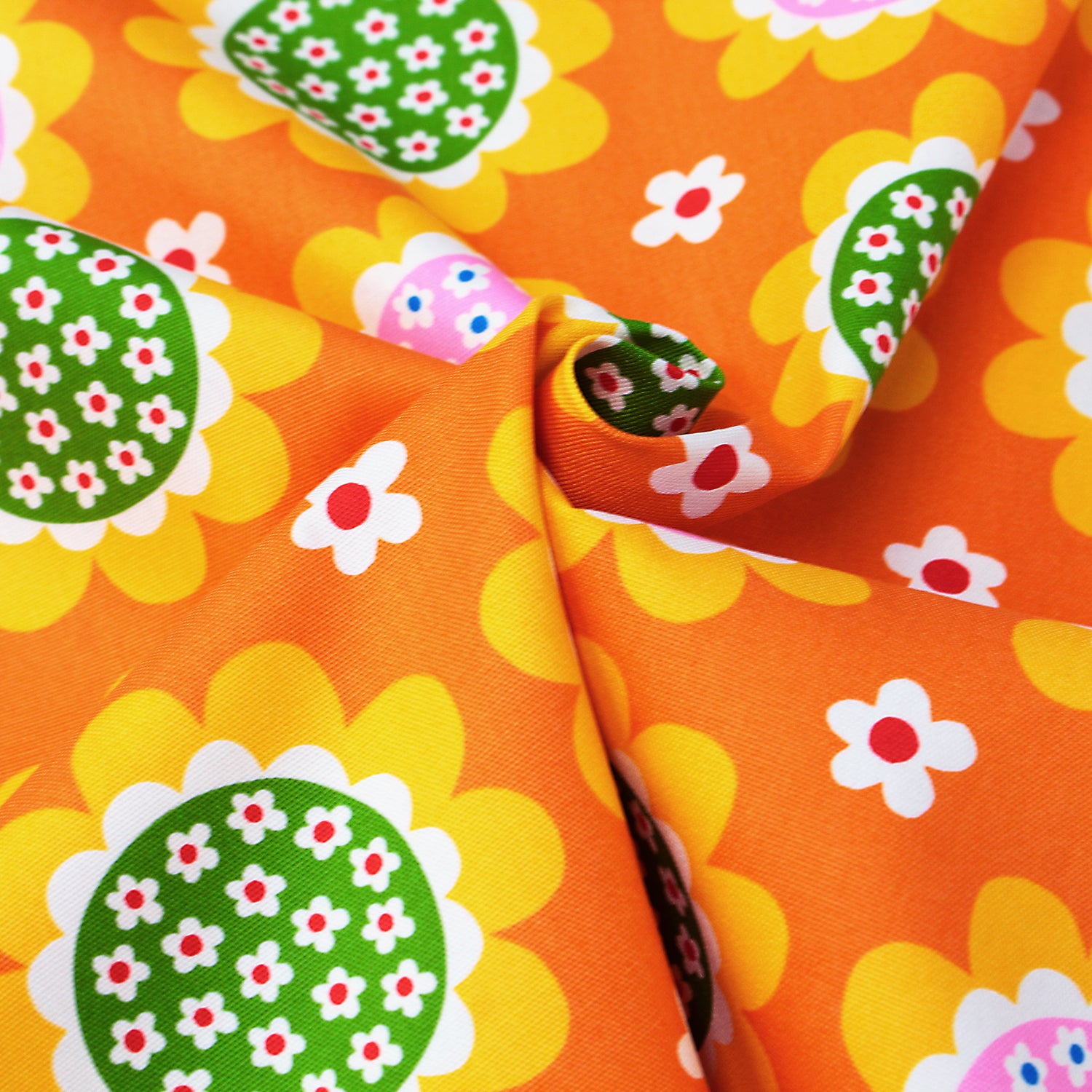 Koko Seki Japanese Import Flower Power 99222-3C Orange