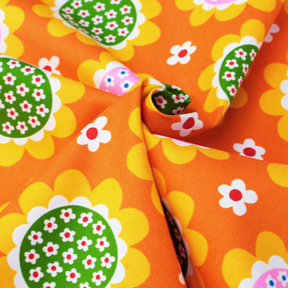 Koko Seki Japanese Import Flower Power 99222-3C Orange
