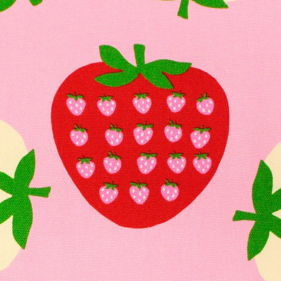 Koko Seki Japanese Import Strawberries Oxford 99222-2B Pink