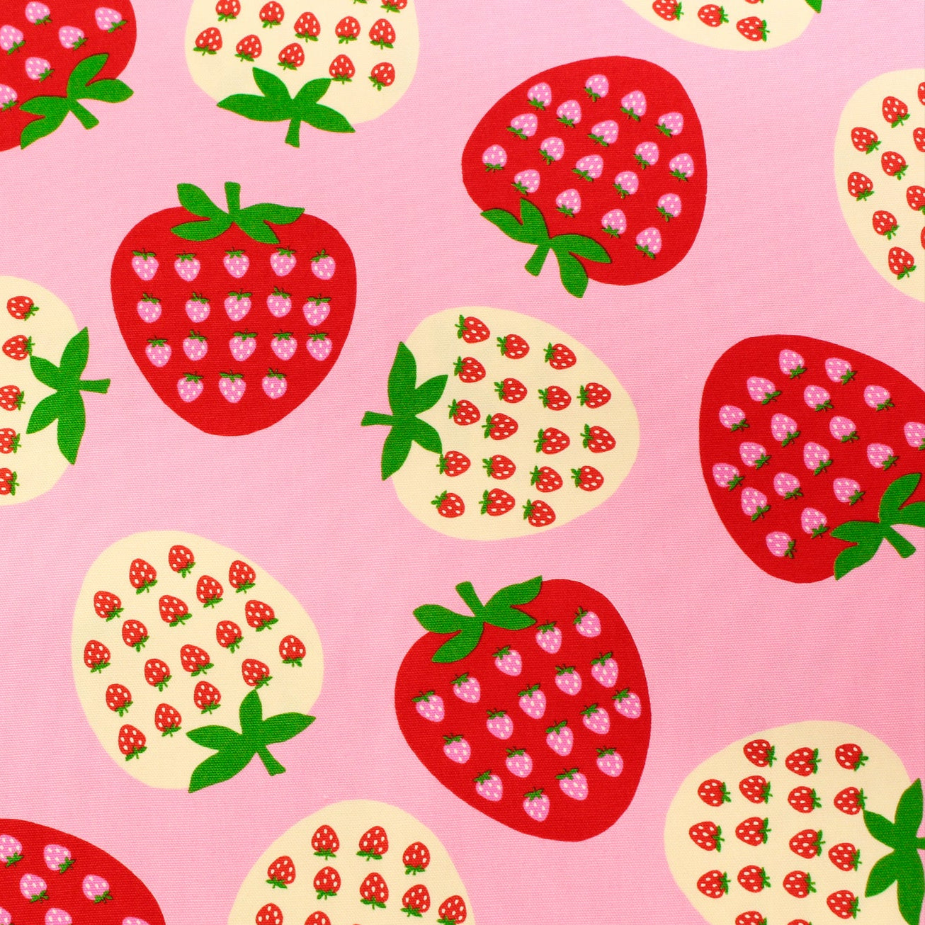 Koko Seki Japanese Import Strawberries Oxford 99222-2B Pink