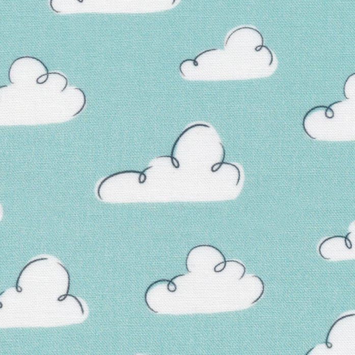 Krissy Mast Cloud9 Fabrics Dog Days of Summer Summer Sky Teal 227413