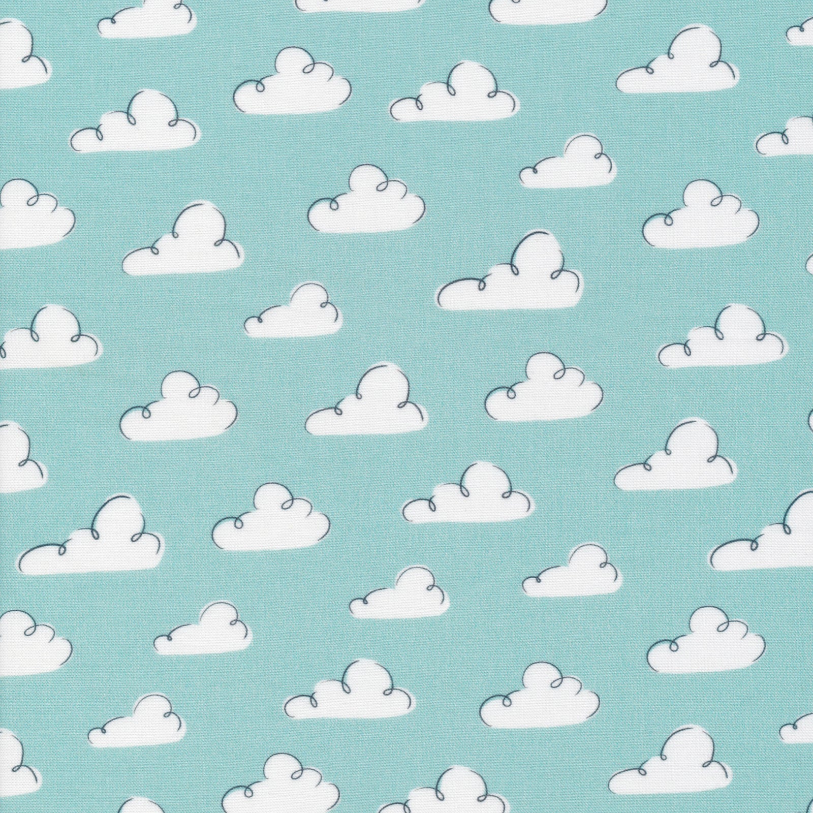 Krissy Mast Cloud9 Fabrics Dog Days of Summer Summer Sky Teal 227413