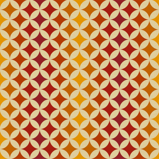 Leanne Friedberg Paintbrush Studio Fabrics Retro Geos Star Studded Red/Yellow 12024078