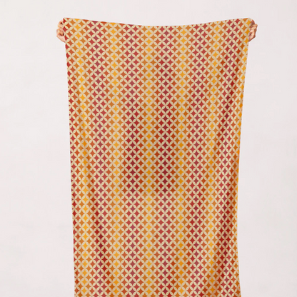 Leanne Friedberg Paintbrush Studio Fabrics Retro Geos Star Studded Red/Yellow 12024078