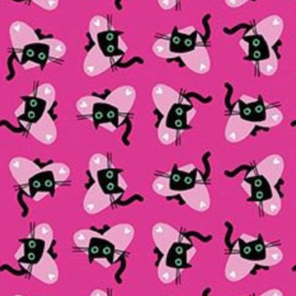 Leezaworks Dear Stella Hugs N Purrs Hearty Paws STELLA-DLW2974-MAGENTA