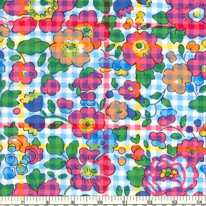 Liberty Fabrics SS26: Floral Rebellion Betsy Check Tana Lawn