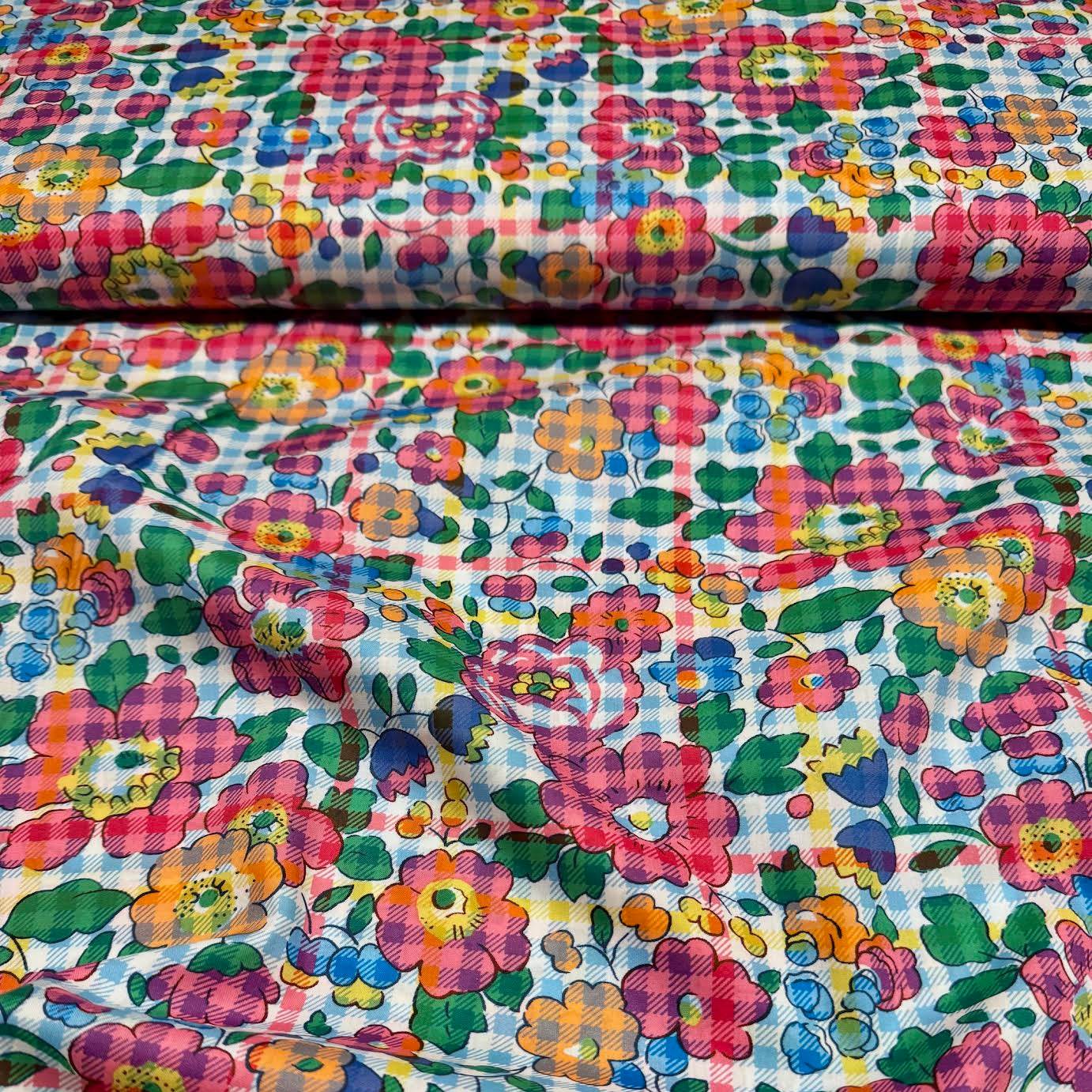 Liberty Fabrics SS26: Floral Rebellion Betsy Check Tana Lawn