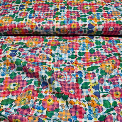 Liberty Fabrics SS26: Floral Rebellion Betsy Check Tana Lawn