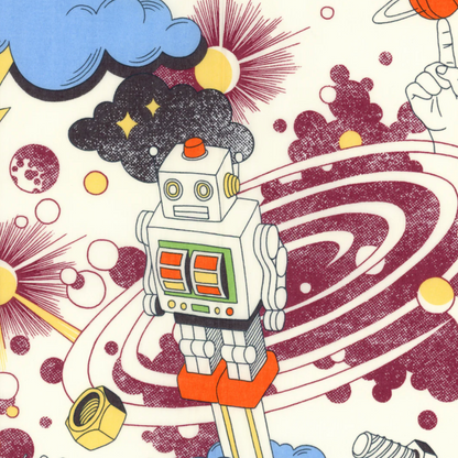 Liberty Fabrics SS26: Floral Rebellion Lukey's Robot Tana Lawn